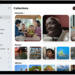 The Photos app is open and the Collections tab is selected in the sidebar.