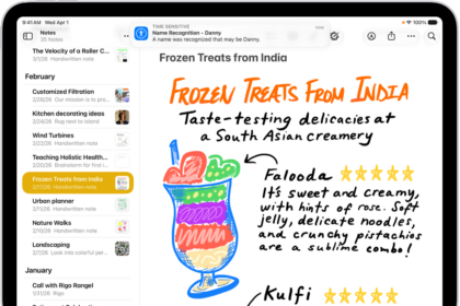 A notification is shown on iPad that Name Recognition recognized a sound that may be a name.