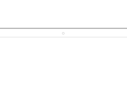 A green arrow pointing to the button on the top right of iPad.