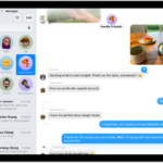 A group conversation in Messages.