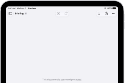 Screenshot of lock options.