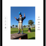 The buttons for Clean Up, Extend, and Reframe are displayed next to a photo.