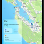 A Find My screen showing an iPad.