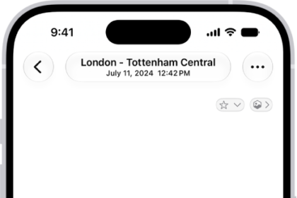 The Photos app is open to a photo of a dog. The dog is selected, and the option Add Sticker is available in the menu above.