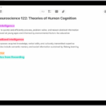 A note in the Notes app, with collapsible headings at the top of the screen.