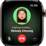 The Phone app showing a call in progress.