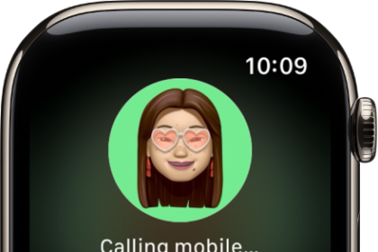 The Phone app showing a call in progress.