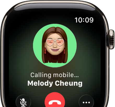 The Phone app showing a call in progress.