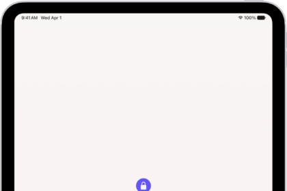 A screen that prompts you to use Touch ID to unlock your journal