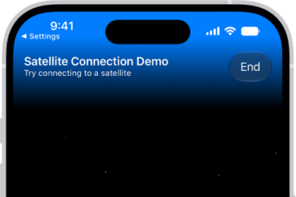 The satellite connection demo, available in the Settings app, provides a preview of what you see when you open the Messages app on an iPhone 14 or later and don't have cellular or Wi-Fi coverage.