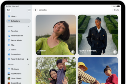 The Photos app is open to the Memories collection. The All tab is selected, with a list of memories below.