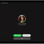 The Record Video screen, showing that the person you're calling is unavailable. The screen includes a Call Again button and a Record Video button you can tap to record a video message.