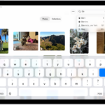 The Search screen in the Photos app. At the top of the screen is the search field and below it are suggestions.