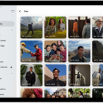 Days collection is open in the Photos app, showing collections of photos from each day arranged in a grid.