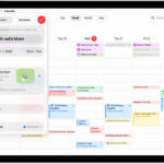 A calendar in Week view showing the create event window.