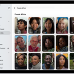 The People & Pets collection is open in the Photos app.